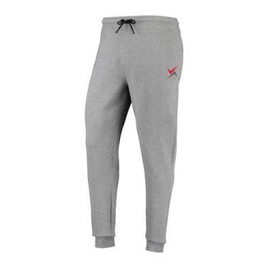 Imagem de Calça Moletom Masculina Bolsos Punho Confortável Dia a Dia - Polo Blu,