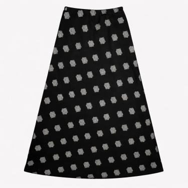 Imagem de Saia Midi Feminina Floral Noemi Leve com Forro