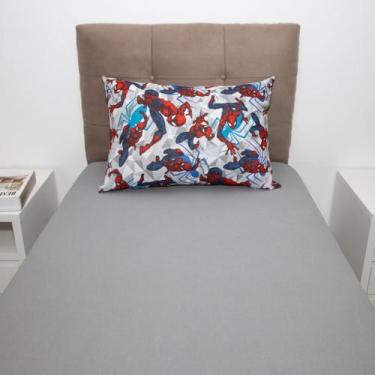 Imagem de Jogo Lençol Menino 100 Algodão Homem Aranha Com Elástico 2 Peças - Por