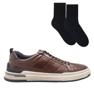 Imagem de Kit Sapatênis Democrata Mike Masculino + Par de M-Masculino