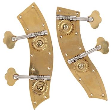 Imagem de RiToEasysports Pegs de Afinação de Baixo, Cabeças de Máquina de Metal Com Engrenagem Aberta e Parafusos para Conjunto de Substituição de Chave de Afinador de Baixo