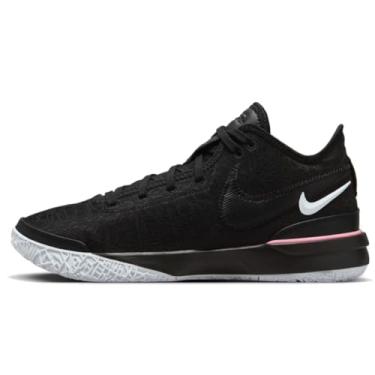 Imagem de Nike Tênis masculino Lebron 20, Preto, branco, médio, rosa claro, 38