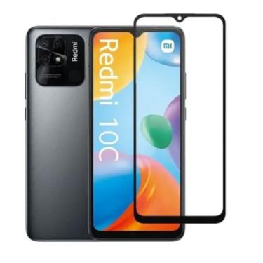 Imagem de [GL CASES] Película Para Xiaomi Redmi 10C Vidro Temperado Anti Impacto Risco 3D 9H Pelicula Xiaomi Redmi 10C Protetor De Tela Com Cobertura Total + Kit De Limpeza