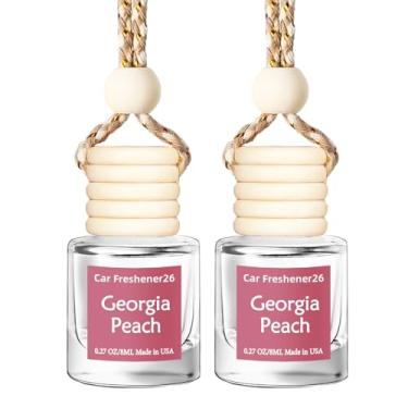 Imagem de Ambientador de carro suspenso, aroma de longa duração, purificadores de ar fofos para mulheres, 2 pacotes com difusor de óleo essencial não tóxico, feito nos EUA