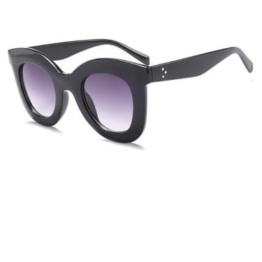 Imagem de Óculos de Sol Femininos Tamanho Olho de Gato com Lentes Degradê para Esportes ao Ar Livre, Corrida e Ciclismo, C1