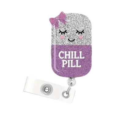 Imagem de Porte-badge d'identification retrátil, bobina d'infirmière, acrílico b