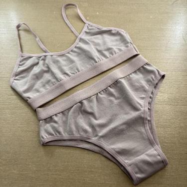 Imagem de Conjunto Infantil Juvenil de Algodão Liso - Maria Morena Lingerie, Cho