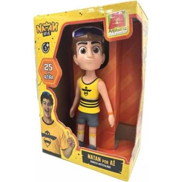 Imagem de Boneco vinil articulado 25cm - natan por ai - algazarra