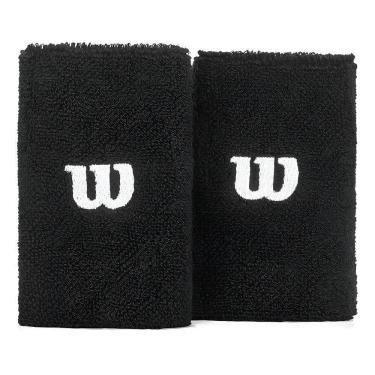 Imagem de Munhequeira Wilson Média Wrb802M Preta - Com 02 Unidades