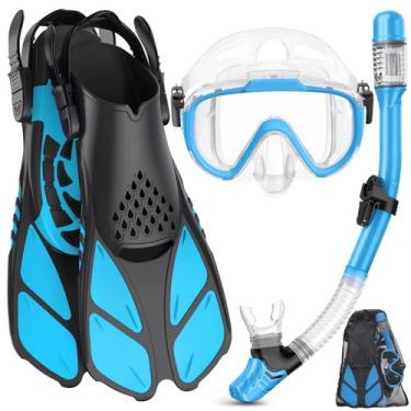Imagem de Equipo de Snorkel Ubekezele 4 en 1 para Adultos con Bolsa de Viaje