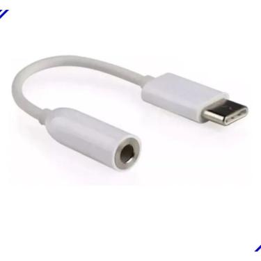 Imagem de Cabo Adaptador Tipo C Usb-c Para Fone Ouvido P2 P3 3.5mm