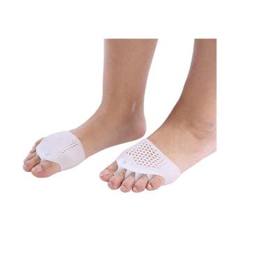 Imagem de Par De Protetores E Separador De Dedos Silicone Relaxante 5 dedos