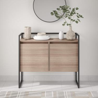 Imagem de Buffet Junior Industrial 2 Portas Industrial Preto - Montana Montana