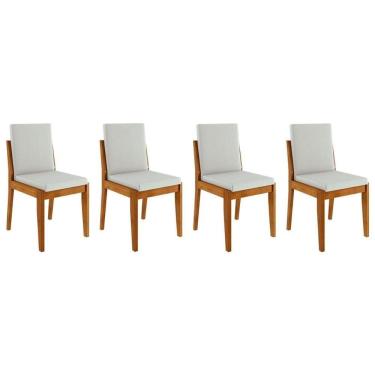 Imagem de Kit 4 Cadeiras Sala Jantar Lady 4 Uni Natural Nesher