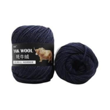 Imagem de Fio De Lã Misturada De Cashmere De Yak E Merino Para Tricô E Crochê De