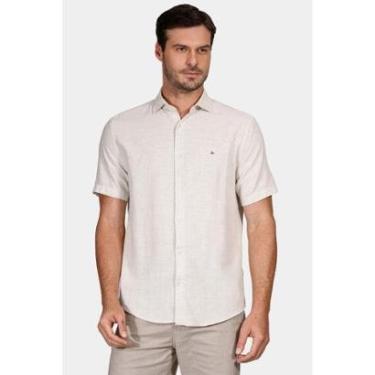 Imagem de Camisa Aramis Slim Linho Mescla Natural-Masculino