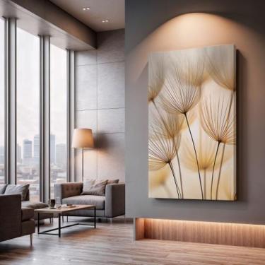 Imagem de Quadros Decorativos Algodão Dourado 40x60 Moderno Luxo Sala Quarto Esc