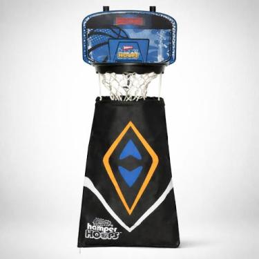 Imagem de Cesto de Roupa Infantil para Porta com Aro de Basquete - Genérica