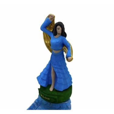 Imagem de Incensário Régua Cigana ul Clara 25 Cm Resina - Lua Mística - 100% Ori