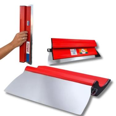 Imagem de Desempenadeiras Berox 25cm 40cm 60cm Para Massa Corrida Inox