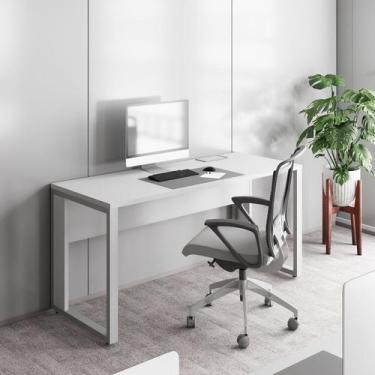 Imagem de Escrivaninha Mesa Escritório Diretor com Caixa de Tomadas 150cm Indust