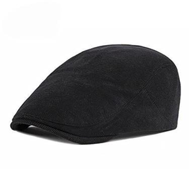 Imagem de Boina Italiana Estilosa Outono Moda Casual Unissex - Xthree, Preto