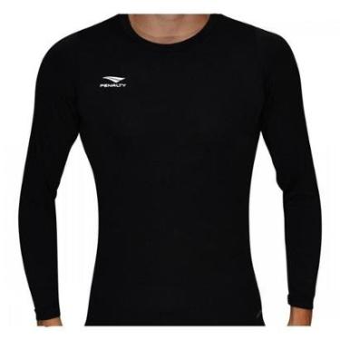 Imagem de Camiseta Esportiva Térmica Manga Longa Penalty Proteção UV-Unissex