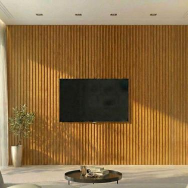 Imagem de Painel Ripado em Barra 250cm X 3,22 Cm 100% Mdf Supremo Naturale