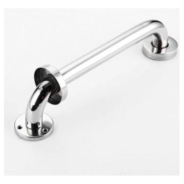 Imagem de Barra De Apoio Banheiro Suporte Para Idosos 50cm Alumínio Alça Ideal P