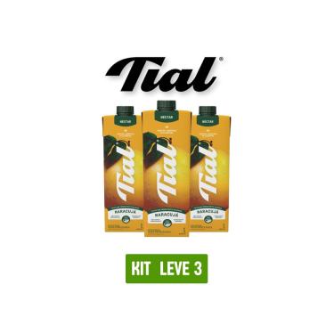 Imagem de Suco Nectar Tial Maracujá 1L - Kit 3 Unid