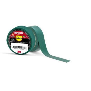 Imagem de Fita isolante imperial verde 3m 18 mm x 10 mt