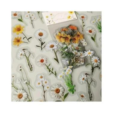 Imagem de Adesivos De Flores De Plantas Naturais 40 Peças JIANQI Material PET Tr