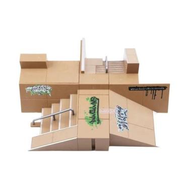 Imagem de Conjunto De Rampa Para Skate De Dedo Mini DIY Para Crianças, Presente 