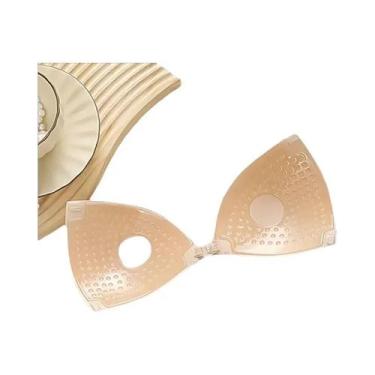 Imagem de Sutiã De Silicone Invisível Sem Alças Com Efeito Push up Para Mulheres