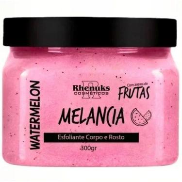 Imagem de Esfoliante Rhenuks Limpeza Profunda Rosto e Corpo 300g, MELANCIA