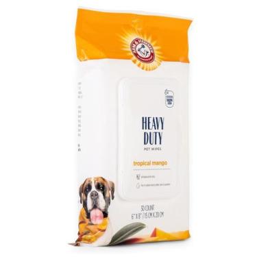 Imagem de Arm & Hammer Lenços Umedecidos para Cães - Fragrância de Manga - 30 Un