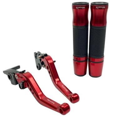 Imagem de Kit Manopla Monster Manete Esportivo Factor Fazer 150 UBS - NoBrand, V