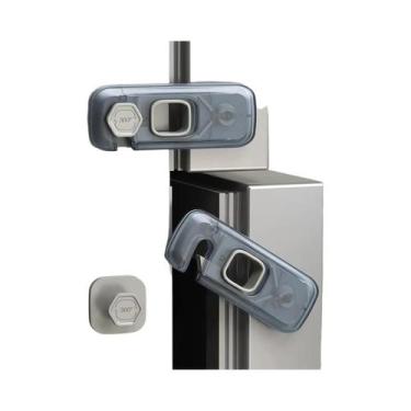 Imagem de Trancas De Segurança Para Bebês, Pacote Com 5, Para Portas, Armários, 