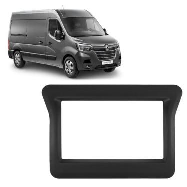 Imagem de Moldura Painel Central Mp5 Dvd 7 Polegadas 2din Renault Master - Ludov