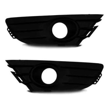 Imagem de Grade Parachoque C4 Pallas 2008 2009 2010 2011 2012 Com Furo de Milha 