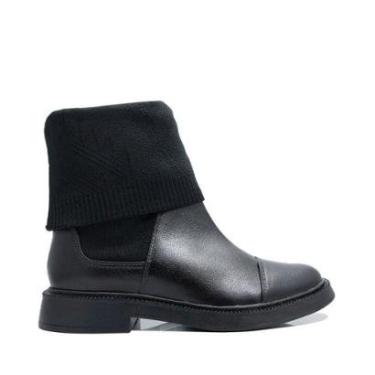 Imagem de Bota Ferrucci Salto Bloco Baixo-Feminino