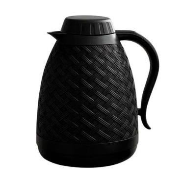Imagem de Garrafa Térmica Rattan Italia Preta 400ml Belakaza