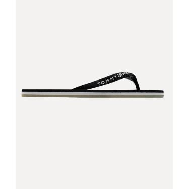 Imagem de Chinelo Tommy Hilfiger Rubber Masculino Preto e Cinza-Masculino