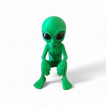 Imagem de Boneco Alien Et Alienígena Decoração Brinquedo Enfeite Extraterrestre 