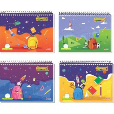 Imagem de Caderno Desenho UNIV Capa Dura Numero 1 40F 150G. Espiral PCT.C/04 - T