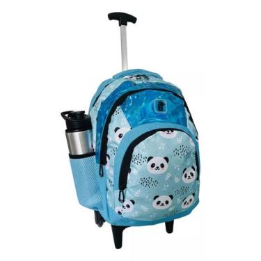 Imagem de Mochila Rodinha Adulto Collors Facul Viagens Trabalho Escola, Azul