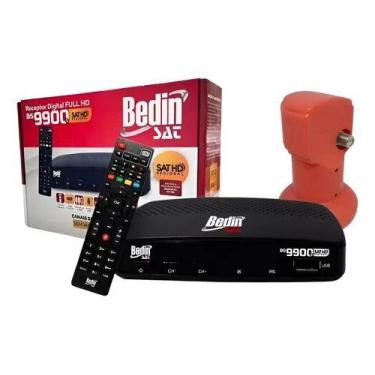 Imagem de Receptor Sat Hd Bs9900s -bedin Sat + Lnbf Ku Universal Preto, Preto, B