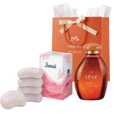 Imagem de Kit Mães Sève Óleo Amêndoas Doces + Sabonete Mix de Leite - Natura