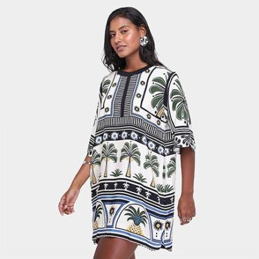 Imagem de Vestido Farm T-Shirt Jardim Tropical Feminino-Feminino