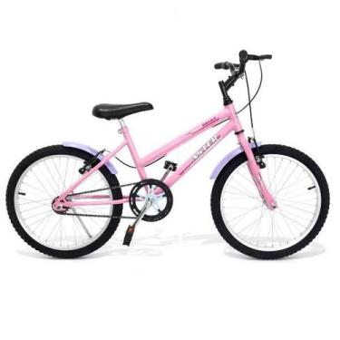 Imagem de Bicicleta aro 20 Infantil Menina Aster Galax, Rosa